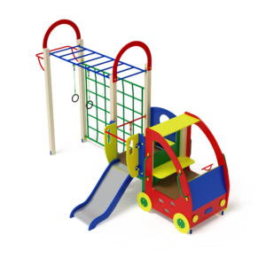 Детский игровой комплекс «Машинка с горкой 2» ДИК 1106 Н 750