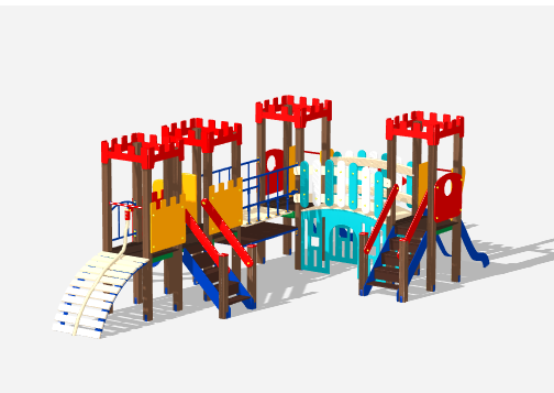 Детский игровой комплекс «Королевство» ДИК 1504 H=900