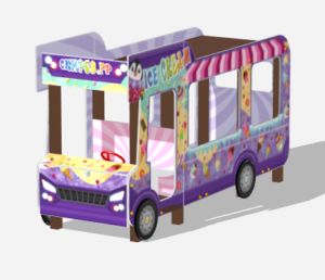 Беседка Автобус — мороженое МФ 151