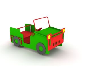 Игровой элемент джип для детской площадки Д-19.3